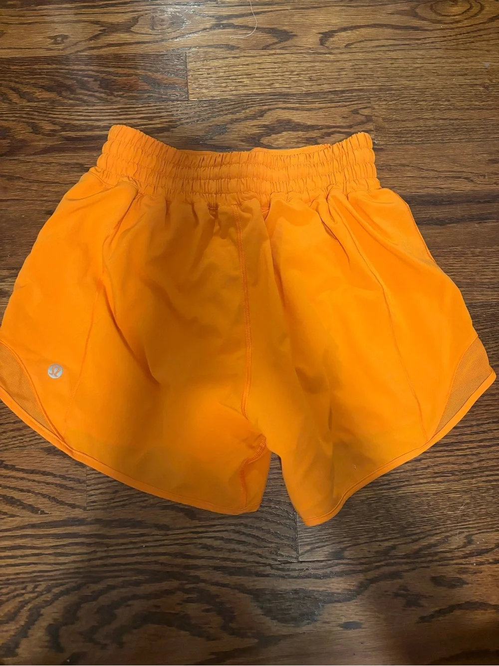 Lululemon Women's High Rise Orange Athletic Shorts Size 4